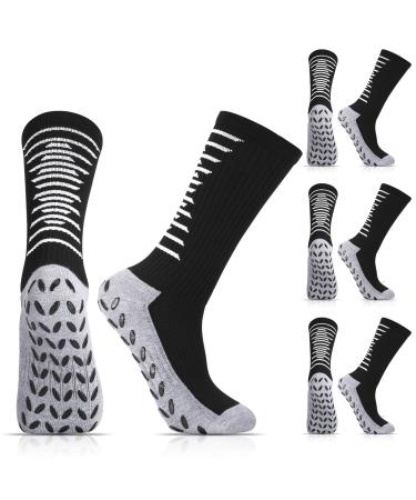 Utensilsto 3 pairs football sock football grip socks sports socks football socks 38-46 for men football socks anti-slip socks grip socks for marathon basketball run