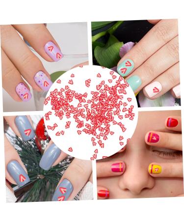 Healeved 3pcs Strawberry Nail Stickers Nail Slices for Nail Art DIY Nail Art Slices 3d Fruit Nail Sticker Nail Beauty Filler Supplies Nail Clay Polymer Clay Nail Flakes Red Manicure 0.5x0.5x0.2cmx3pcs Redx3pcs - Buy Online on GoSupps.com