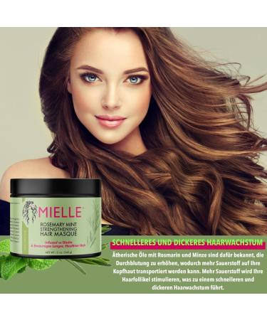 P-Beauty Rosemary & Mint Strengthening Hair Mask 3x340g Hair Growth Care | For Damaged Straight & Curly Hair Reduces Hair Loss Moisturizing Mask - Buy Online on GoSupps.com