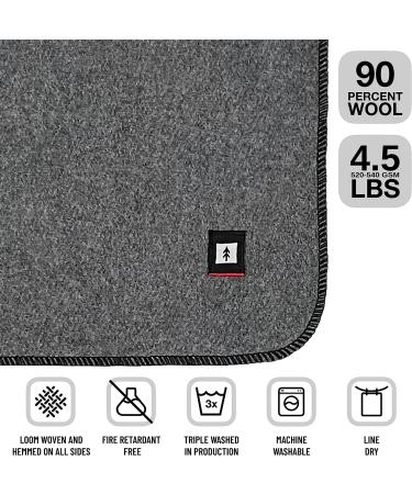 EKTOS 90% Wool Blanket 66 x 90 - Military Surplus Camping Blanket in Grey - Buy Online on GoSupps.com