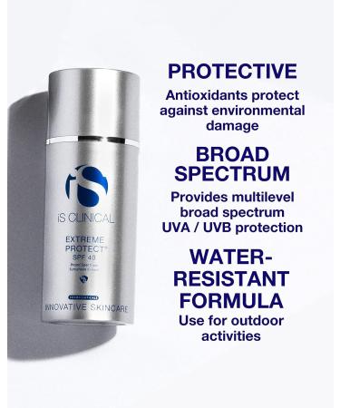 iS CLINICAL Extreme Protect SPF 40 Tinted Sunscreen - Hydrating Daily Face Moisturizer with SPF - Buy Online on GoSupps.com