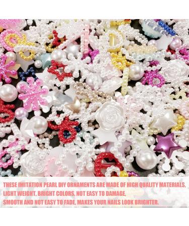 400 Pcs 3D Nail Art Decoration Charms - Heart Bear Bow Flower Jewelry for DIY Nail Decor | Perfect for Girls & Women - Buy Online on GoSupps.com