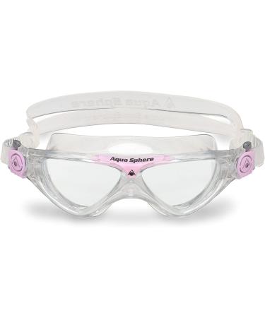 Aquasphere Vista Junior Swimming Goggles - 180 Degree Vision, Leak Free Seal, Anti-Fog, Pink - Buy Online on GoSupps.com