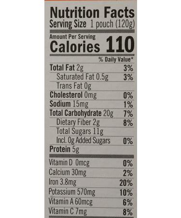 NOKA Organic Sweet Potato Goji Superfood Squeeze - 4.22 OZ | Healthy Snack - Buy Online on GoSupps.com