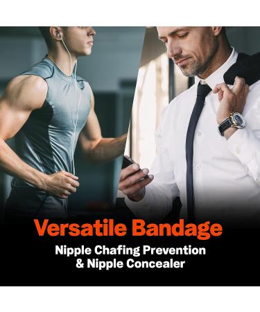 LIVING JIN Nipple Protector Value Pack - 50 Pairs for Runners | Anti-Chafing Nipple Covers and Adhesive Bandages - Buy Online on GoSupps.com