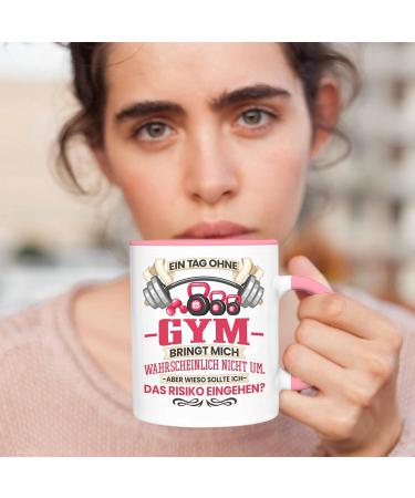 Buy Trendation Gym Mug - Perfect Fitness Gift for Fitness Enthusiasts (Pink) - International Shipping Available - Buy Online on GoSupps.com