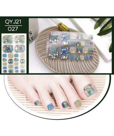 Self-Adhesive Toe Nail Stickers - Summer Star & Moon Designs | DIY Toenail Art with Nail Files - Shop Now! - Buy Online on GoSupps.com