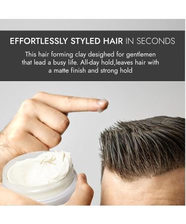 Bold Form Clay Pomade - Medium Hold & Natural Shine 5 Oz | Long Lasting Styling for All Hair Types - Buy Online on GoSupps.com