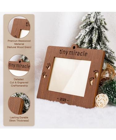 Creawoo 2023 Tiny Miracle Sonogram Picture Frame - Baby's First Christmas Gift for Expecting Parents and Grandparents - Buy Online on GoSupps.com