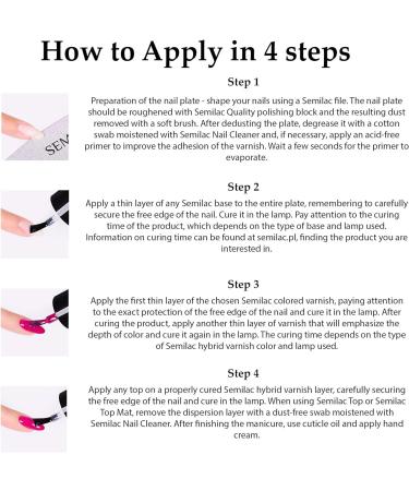 SEMILAC Gel Nail Polish - Colour 545 Time To Fly | UV LED Lamp Soak Off | Long lasting and easy to apply gel nails | nail gel for home and professional use - Buy Online on GoSupps.com