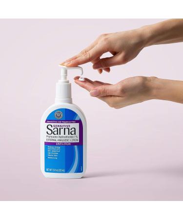 Sarna Sensitive Anti-Itch Lotion - Steroid-Free, Fragrance-Free, 7.5 fl oz - Buy Online on GoSupps.com