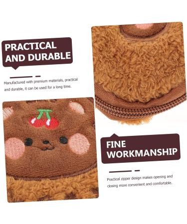 Lurrose Travel Napkin Storage Bag - Portable Zipper Pouch for Makeup, Tampons, Cosmetic, and Period Essentials - Cute Handbags Organizer Purse - Small Portable Chocolate Bag - 13X13CM - Buy Online on GoSupps.com