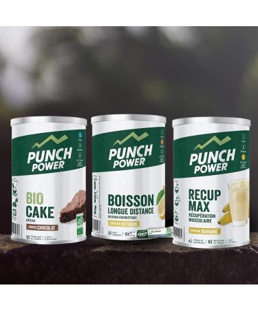 PUNCH POWER - Max Recovery - Banana - 480 g - Muscle Recovery - Stevia Extract - Proteins and Carbohydrates - Magnesium - Potassium - Vitamins of Group B - French Brand - Buy Online on GoSupps.com