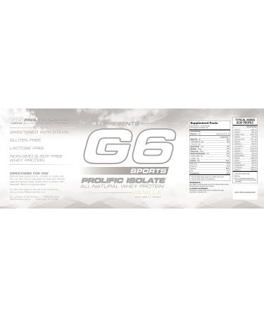 STI G6 Sports Prolific Isolate Whey Protein - Vanilla 2.5 lb - High-Quality Protein for Muscle Growth & Recovery - International Shipping Available - Buy Online on GoSupps.com