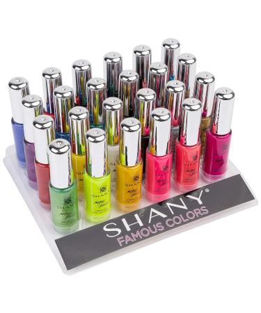 SHANY Nail Art Set - 24 Famous Colors Polish & Decorations - Buy Online on GoSupps.com
