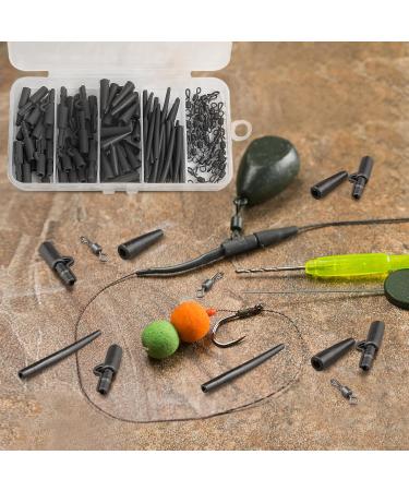 Realure 120-Piece Carp Fishing Accessories Set | Complete Professional Kit with Safety Clips Anti-Tangle Sleeves Tail Rubber Pipes & Lead Clips | Ideal for Beginners - International Shipping Available - Buy Online on GoSupps.com