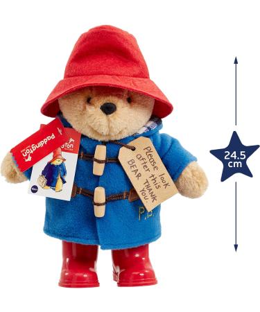 Classic Paddington Bear Plush - 25cm Standing Character with Duffle Coat, Bush Hat & Boots - Buy Online on GoSupps.com