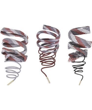 Allen BORE-NADO Bore Cleaner - Gun Snake for Handguns, Rifles & Shotguns - 9MM/.357 Caliber (Gray/White/Red) - Buy Online on GoSupps.com