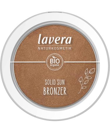 lavera Solid Sun Bronzer -Desert Sun 01- brown - organic almond oil & vitamin E - shimmering - velvety-light texture (1 x 5.5g) - Buy Online on GoSupps.com