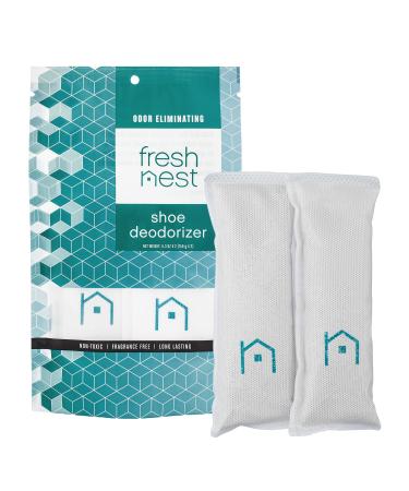 Fresh Nest Shoe Deodorizer - Air Purifying Bags 1 Count (Pack of 2)