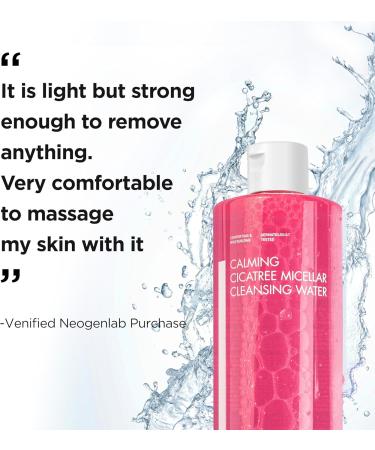 DERMALOGY by NEOGENLAB Eau micellaire apaisante Cica Tree 13 52 oz (400 ml) - Nettoyant hydratant pour le visage et d maquillant pour peaux sensibles Clean Beauty - Soins de la peau cor ens - Buy Online on GoSupps.com