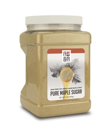 Pure Maple Sugar - 48 Oz - A&A Maple 3 Pound (Pack of 1)
