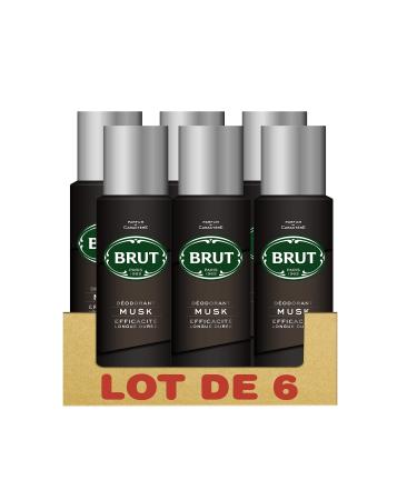 Brut Men's Deodorant Spray 200 ml - Pack of 6