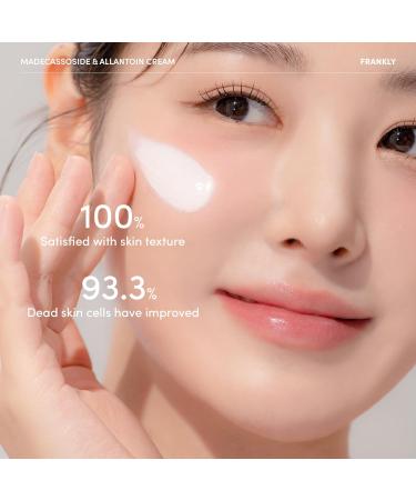 FRANKLY Madecassoside & Allantoin Cream - Moisturizing Anti-Aging Skincare | Even Skin Texture & Tone | 1.01 fl. oz - Buy Online on GoSupps.com