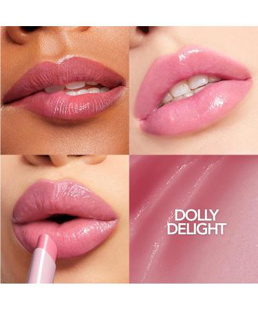 BUXOM Full-On Plumping Lip Glow Balm Tinted Lip Balm Hydrating & Nourishing Lip Treatment with Hyaluronic Acid & Shea Butter Cruelty-Free Dolly Delight - Buy Online on GoSupps.com