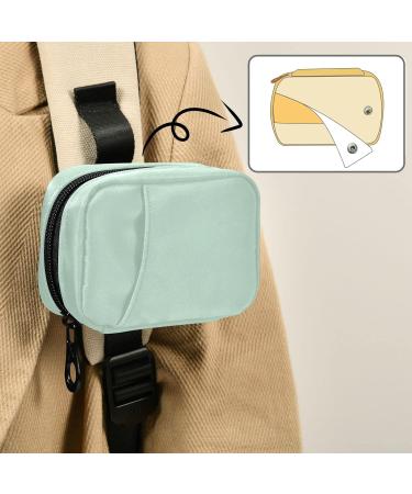 Shop Naanle 7-Day Pill Organizer Bag - Portable Weekly Vitamin Case Light Green | Compact Travel Pill Box for Supplements - Buy Online on GoSupps.com