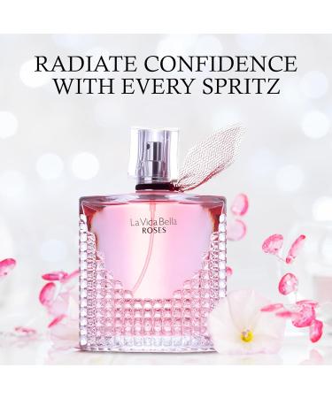 La Vida Bella RosePerfume for Women Long Lasting Fragrance Eau de Parfum Floral & Sweet Women's Perfume Daily Used 3.4 Fluid Ounce La Vida Bella Rose 3.4 Fl Oz (Pack of 1) - Buy Online on GoSupps.com