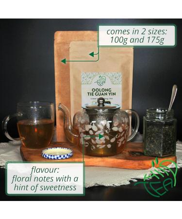 Oolong Tie Guan Yin - Premium Loose Leaf Tea - from Fuijan China (100g) Unflavoured 100g - Buy Online on GoSupps.com