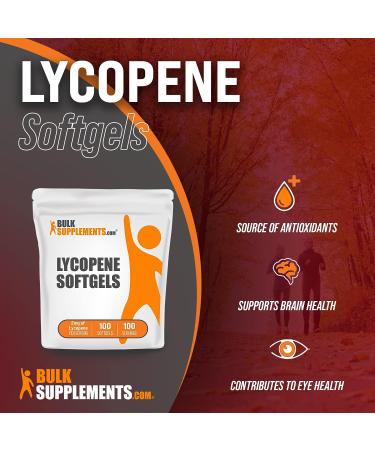 Lycopene Softgels - Antioxidant Support Dietary Supplement - 2 mg per Serving - 100-Day Supply, 100 Softgels - Buy Online on GoSupps.com