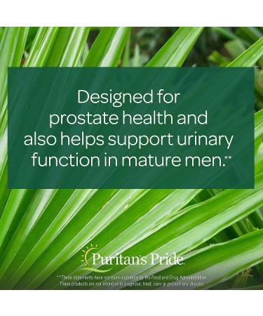 Puritan's Pride Saw Palmetto 450mg - 200 Count for Prostate & Urinary Health - Buy Online on GoSupps.com