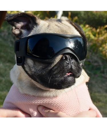SLDPET Small Breed Dog Goggles | UV Sunglasses for Dogs with Soft Windproof Frame - Buy Online on GoSupps.com