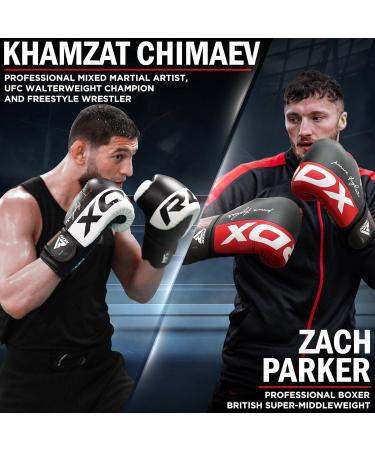 RDX Maya Hide Leather Boxing Gloves for Muay Thai Kickboxing & Sparring - 10oz to 16oz - Ideal for Home Fitness | International Shipping Available - Buy Online on GoSupps.com