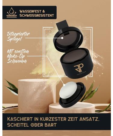 JP Conceal - Premium Waterproof Hair Powder Concealer for Men & Women - Dark Brown Hair Makeup & Compression - Buy Online on GoSupps.com