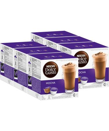 Dolce Gusto Compatible Mocha Pack of 6 6 x 16 Capsules (48 Servings) - Buy Online on GoSupps.com