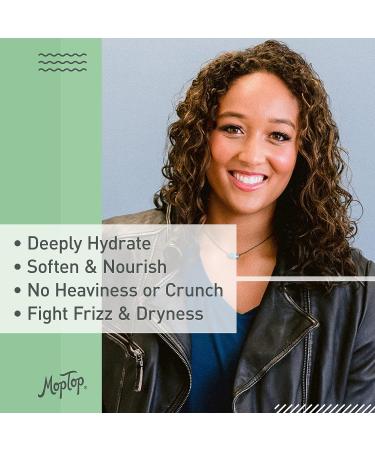 MopTop Curly Hair Custard Gel - Anti-Frizz Curl Moisturizer for Fine, Thick, Wavy, Curly, and Kinky-Coily Natural Hair - Lightweight Curl Activator with Aloe - 8oz (3 Pack) - Buy Online on GoSupps.com