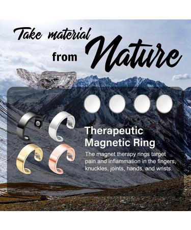 Lymphatic Drainage Ring Set - Pain Relief & Fatigue Reduction - Adjustable Therapy Rings for Men and Women - Buy Online on GoSupps.com