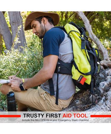 Beating Mask Key Rings | CPR Face Shield & First Aid Ventilation Masks for Adults & Kids | Emergency Cloth Pocket Mask for AED Training (Red 10 Pack) - Buy Online on GoSupps.com