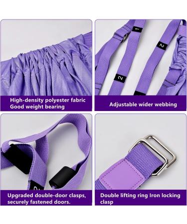 Wavata Aerial Yoga Hammock - Nylon Yoga Swing for Ballet Pilates & Gymnastics | Purple Anti-Gravity Loop for Flexibility Training - Buy Online on GoSupps.com