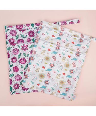 Alvababy 2-Piece Reusable Diaper Pocket Wetbag - Durable On-the-Go Storage with Dual Zip Pockets - Perfect for Baby Diapers | LX-H341355 - Buy Online on GoSupps.com