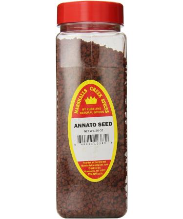 Marshalls Creek Spices Seasoning Annatto Seed XL Size 20 Ounce