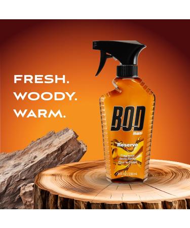 BOD Man Fragrance Body Spray Reserve 8 fl oz - Buy Online on GoSupps.com