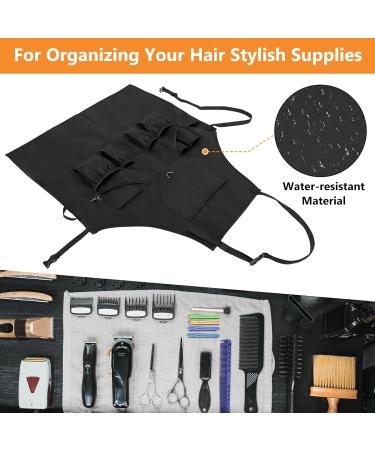Buy Adjustable Barber Apron | Water-Resistant Hair Stylist Apron with Pockets | Bleach-Proof Salon Apron for Men & Women - Buy Online on GoSupps.com