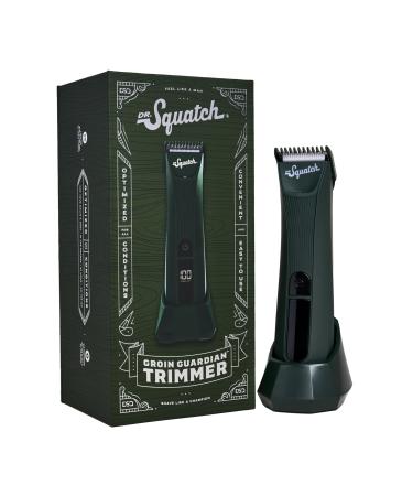 Dr. Squatch Groin Guardian Electric Trimmer with Squatch-Shield Technology Groin & Body Hair Trimmer Cordless Trimmer with Built-in LED Light Green
