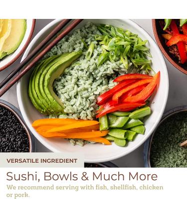 Fresh & Wild Short-Grain Green Jade Bamboo Rice with Fresh Bamboo Juice 1 lb - Healthy Chef-Inspired Grains - Buy Online on GoSupps.com