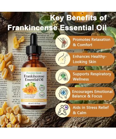 2 Pack Frankincense Essential Oil for Skin Face & Body Deeply Moisturizing Firming Fine Lines 2.02 Fl Oz (Pack of 2) - Buy Online on GoSupps.com