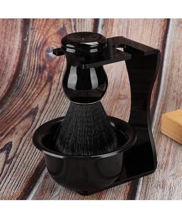 Azusumi 3-Piece Beard Shaving Brush Set | Men's Beard Care & Grooming Kit | Bowl Holder & Facial Tool - Buy Online on GoSupps.com